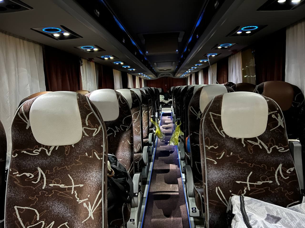 Interior autocar TorinoTrans