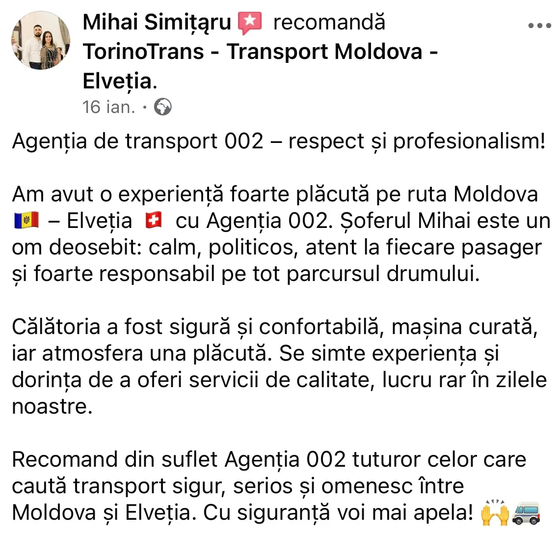 Recenzie client 2