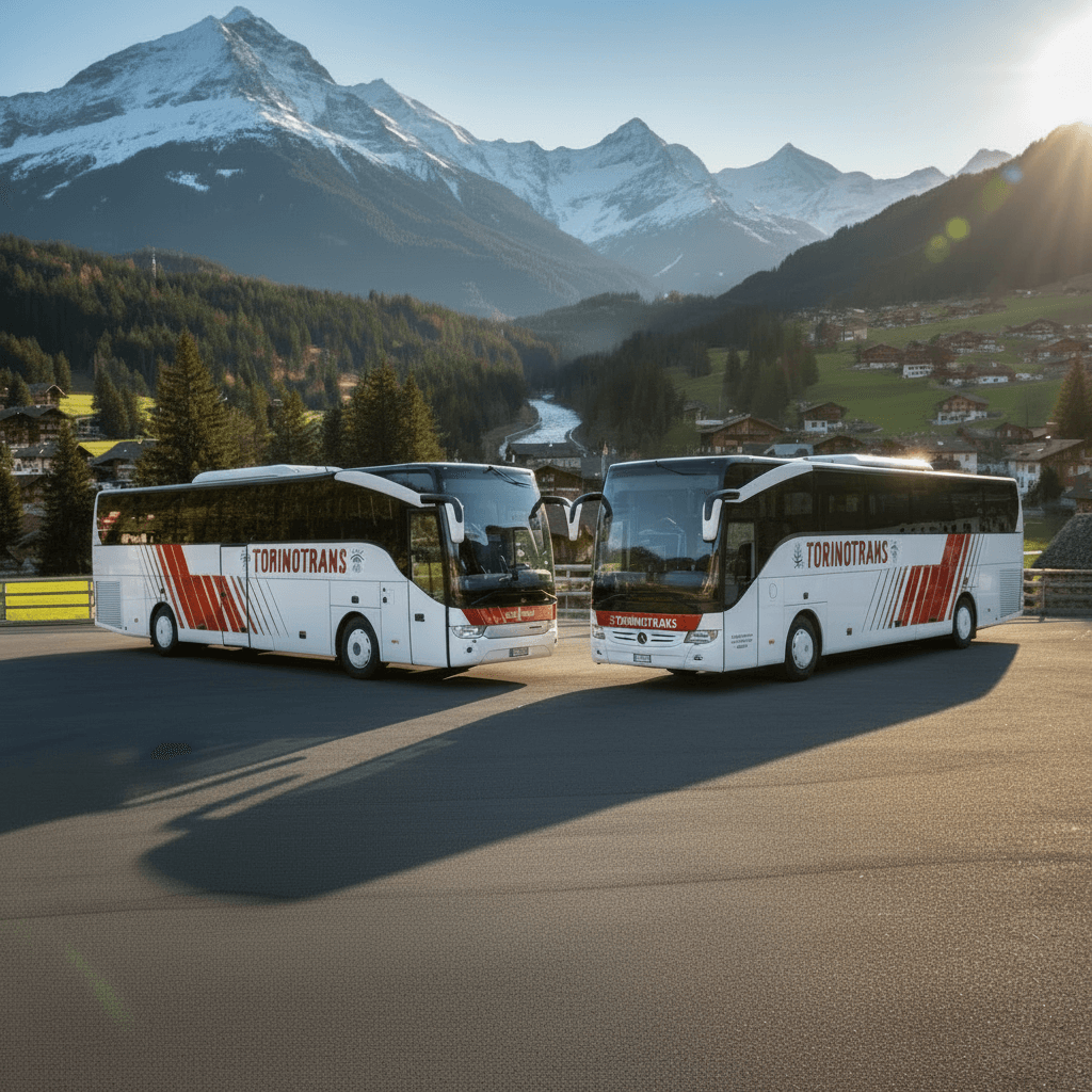 TorinoTrans autocar în Alpi
